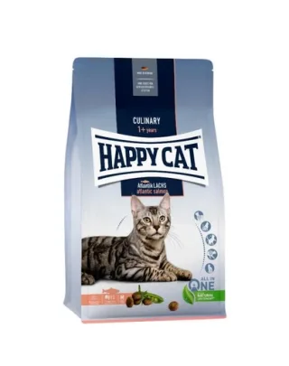HAPPY CAT Culinary Adult Atlantik Lachs Hrana uscata pentru pisici adulte, cu Somon Atlantic 300 g