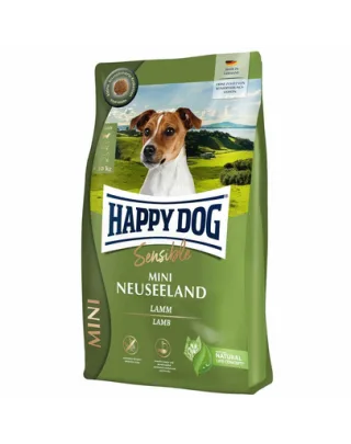 HAPPY DOG Sensible Mini Neuseeland 10kg Sac hrana caini de talie mica, cu miel