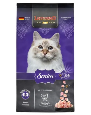 LEONARDO Senior hrana uscata pentru pisici senior, cu pui 7,5 kg