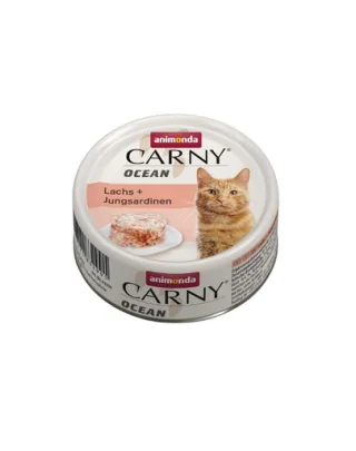 ANIMONDA Carny ocean Conserva hrana pisica, cu somon si sardine 80 g