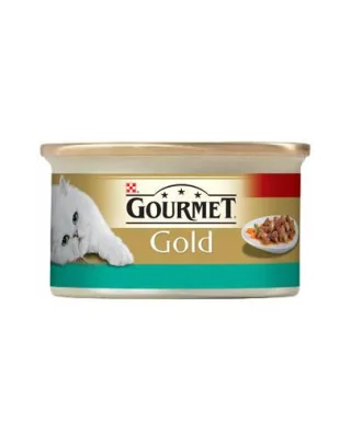 Gourmet Gold somon și pui în sos 85 g