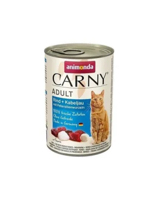 ANIMONDA Carny Adult cu Vită, Cod și Păstârnac 400g