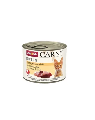 ANIMONDA Carny Kitten Poultry Cocktail 200 g Conserva hrana pisica, cocktail pasare