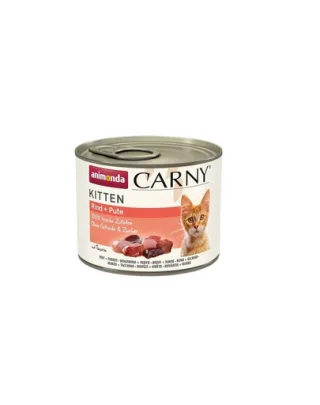 ANIMONDA Carny Kitten Beef&amp;Turkey 200 g Hrana umeda pentru pisoi, cu vita si curcan
