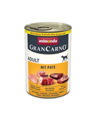 ANIMONDA GranCarno Adult curcan 400g conserva hrana caine
