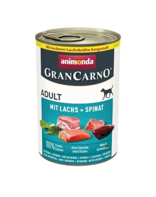 ANIMONDA GranCarno Adult somon și spanac 400g
