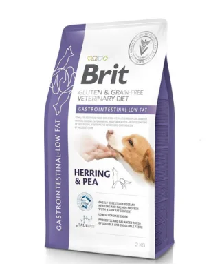 BRIT Grain Free Veterinary Diets Dog Gastrointestinal Low Fat 2 kg dieta pentru caini