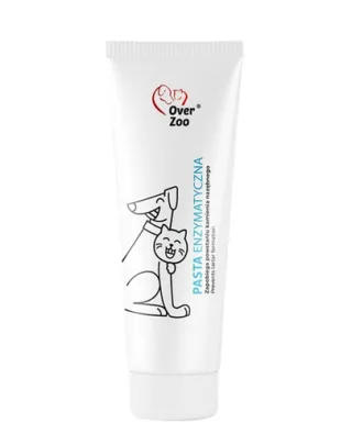 OVER ZOO Enzym Dent pastă enzimatică dinți câini și pisici 100 g