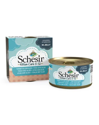 SCHESIR Ton cu aloe pentru pisoi 85 g
