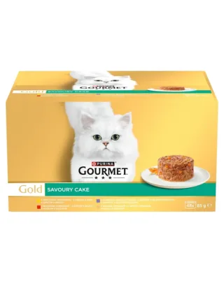 GOURMET Gold Savoury Cake hrană umedă pisici multipack 48x85 g