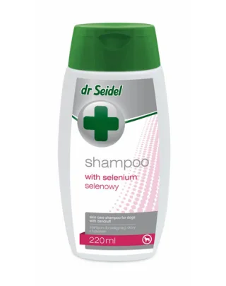 DR SEIDEL șampon seleniu câini anti-mătreață seboree 220 ml