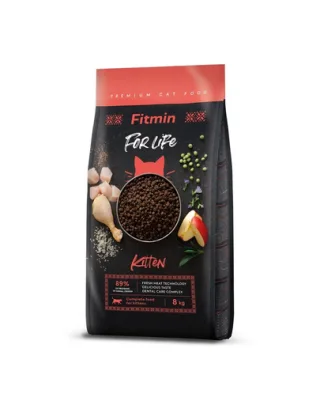 FITMIN Cat For Life Kitten 8 kg hrana pentru pisoi