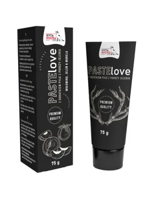 Pastă recompensă câini antrenament vită cerb și caise SYTA MICHA PasteLove 75g