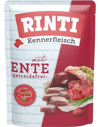 RINTI Kennerfleisch rață 400 g hrană câini adulți