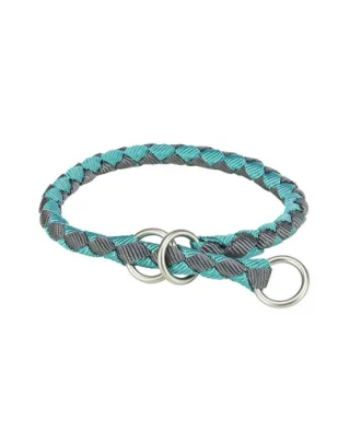 Zgardă câini pui reglabilă XS TRIXIE Cavo 25–31 cm aqua/grafit