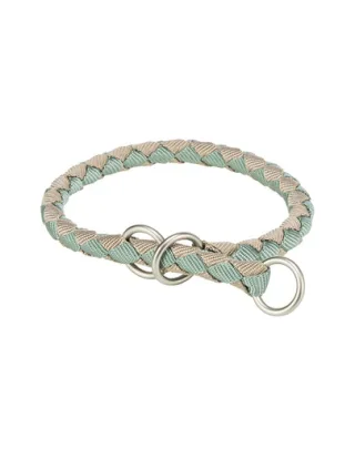 Zgardă câini pui reglabilă confort TRIXIE Cavo XS–S: 25–31 cm/o 12 mm salvie/nisip