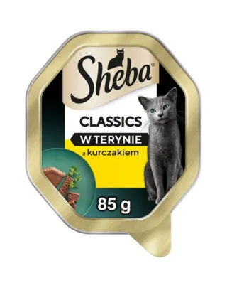Hrană umedă pisici adulte pate cu pui SHEBA Classics 85 g