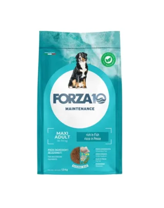 FORZA10 Maintenance Adult Maxi Fish cu peste hrana pentru rase mari de caini 12 kg