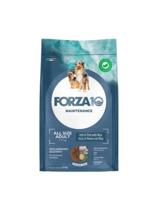 FORZA10 All Breeds Maintenance Fish Rice hrana caini de toate rasele 12 kg