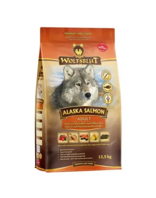WOLFSBLUT Alaska Salmon Adult hrana pentru caini cu somon si cartofi 12,5 kg