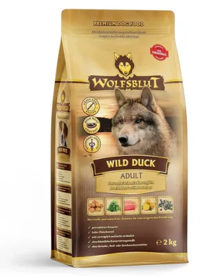 WOLFSBLUT Wild Duck Adult hrana cu rata si cartofi pentru caini 12,5 kg