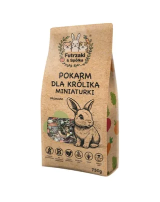 Hrană iepuri pitici fără cereale KUCHNIA SZEFA 750 g