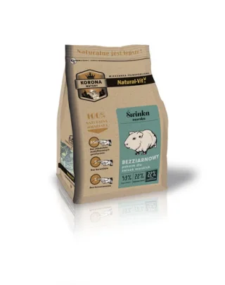 NATURAL-VIT Korona Natury amestec complet pentru porcușori de Guineea 750 g