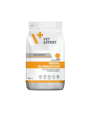 VET EXPERT Veterinary Diet Dog Renal Elimination 8 kg dieta caini cu insuficienta renala