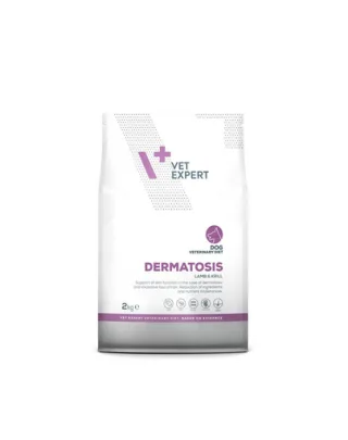 VET EXPERT Veterinary Diet Dog Dermatosis Lamb and Krill 2 kg dieta caini cu dermatoza