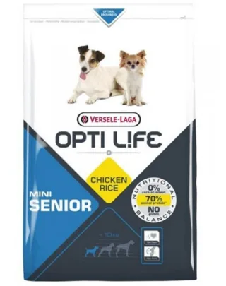 VERSELE-LAGA Opti Life Senior Mini hrana uscata pentru caini seniori de talie mica 2,5 kg