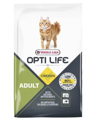 VERSELE-LAGA Opti Life Cat Adult Chicken 7.5 kg Hrana uscata pisici adulte, cu pui