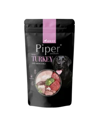DOLINA NOTECI PIPER curcan si broccoli hrana plic 500g pentru caini