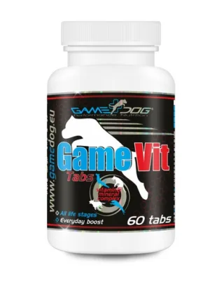 Vitamine câini cu minerale GAME DOG 60 tab. pentru energie și recuperare