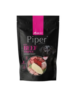 Hrană umedă câini adulți stomac de vită cu sfeclă PIPER Animals 500 g