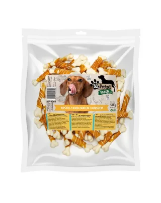 Recompense câini cuburi pui și cod MR. PRETZEL 500 g