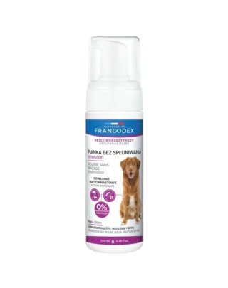FRANCODEX Spumă fără clătire pentru câini (dimeticonă) 150 ml