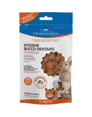 FRANCODEX Recompensa pentru igiena orala rozatoare si iepuri 50 g