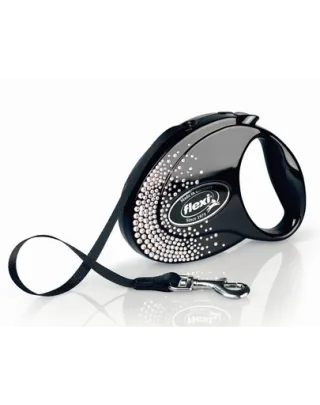 FLEXI Glam Splash Crystal M Lesa automata cu banda 5 m decorat cu cristale Swarovski