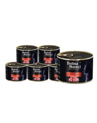 Hrană umedă pisici adulte vițel 12x185 g DOLINA NOTECI Premium