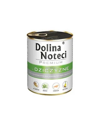Hrană umedă câini adulți pachet economic DOLINA NOTECI Premium 24x800 g vită și vânat