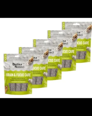 Recompense cognitive câini DOLINA NOTECI Smart Chews 5x100 g memorie și concentrare