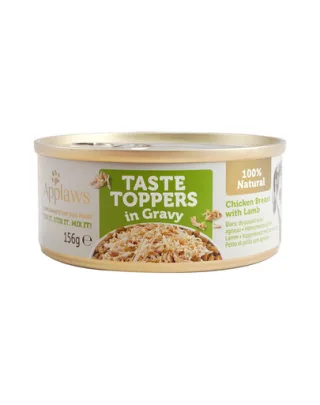 APPLAWS  Taste Topper Conserva caine adult, cu pui si miel in sos 156 g