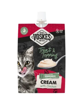 VOSKES Cream cu pui 90 g cremă snack pentru pisici