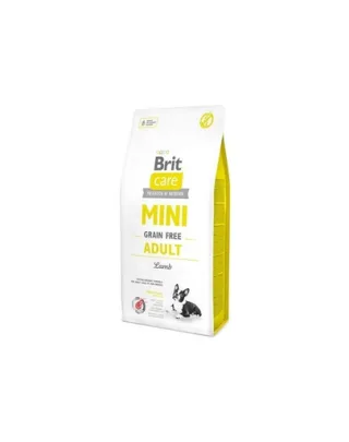 BRIT Care Grain Free Mini Adult Lamb hrana uscata caini adulti talie mica, cu miel 400g