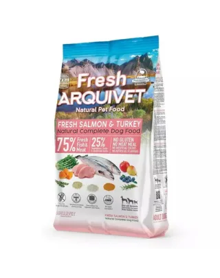 ARQUIVET Fresh Hrana pentru caini semiumeda 2,5 kg somon si curcan