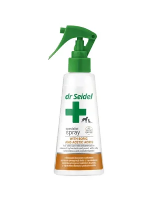 Spray piele câini și pisici DR SEIDEL 100 ml antibacterian și antifungic
