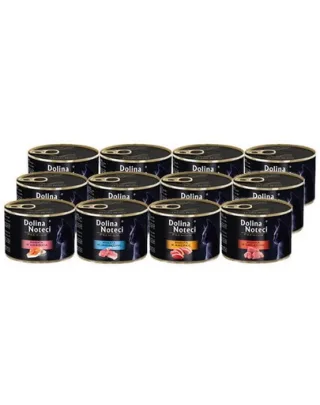 DOLINA NOTECI Premium Mix 12x185 g hrană pisici adulte