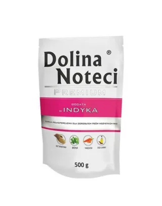 DOLINA NOTECI Premium Bogata in curcan plicuri pentru caini 10x500g