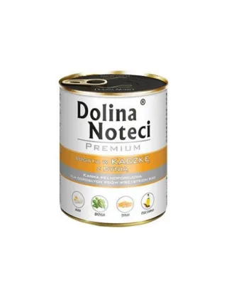 DOLINA NOTECI Premium Mix vită și rață cu dovleac 24x800 g hrană umedă pentru câini
