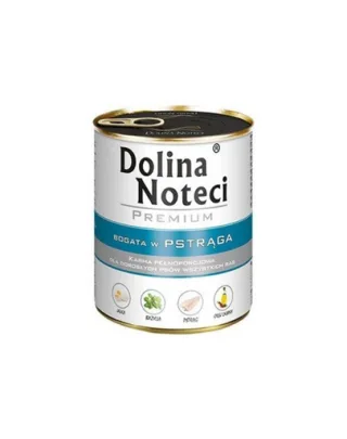 DOLINA NOTECI Premium Mix păstrăv și miel 24x800 g hrană umedă câini